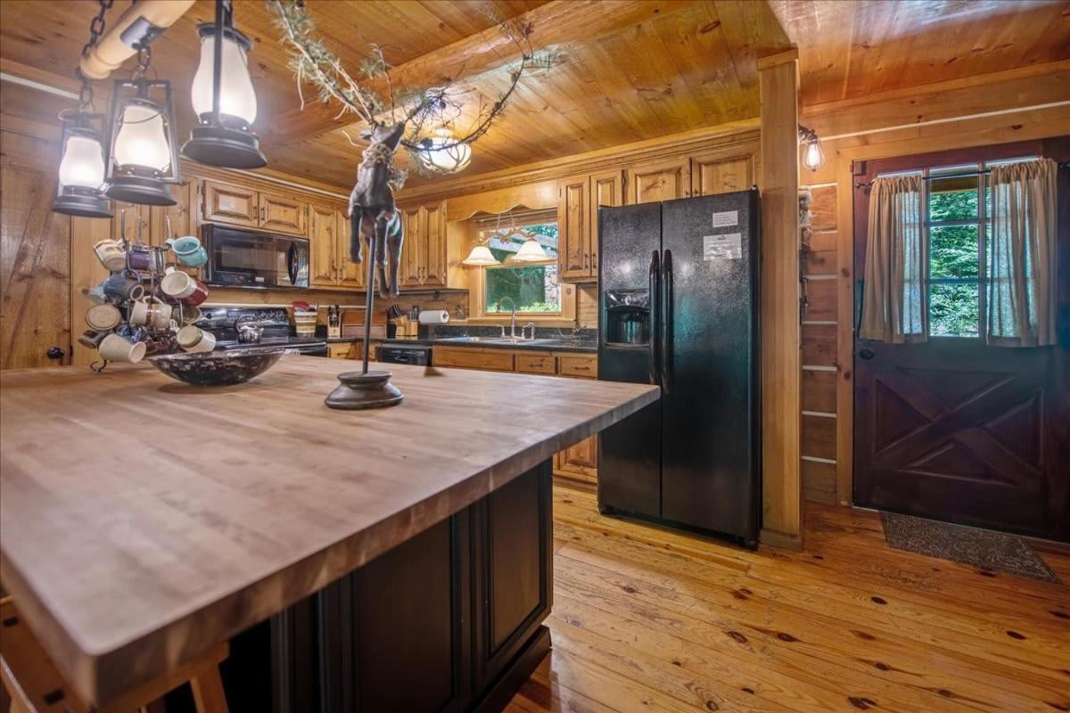 Villa Waterfront Mountain Cabin With Hot Tub Blue Ridge Exterior foto