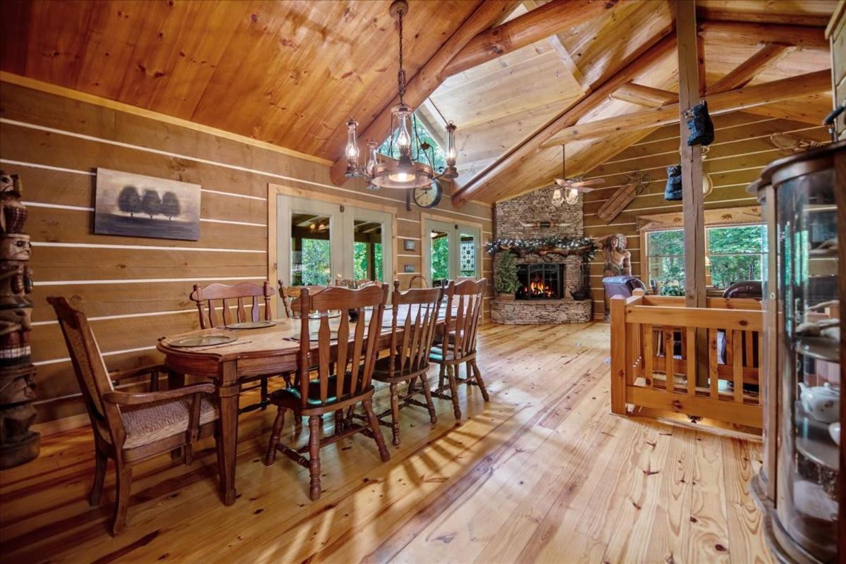 Villa Waterfront Mountain Cabin With Hot Tub Blue Ridge Exterior foto
