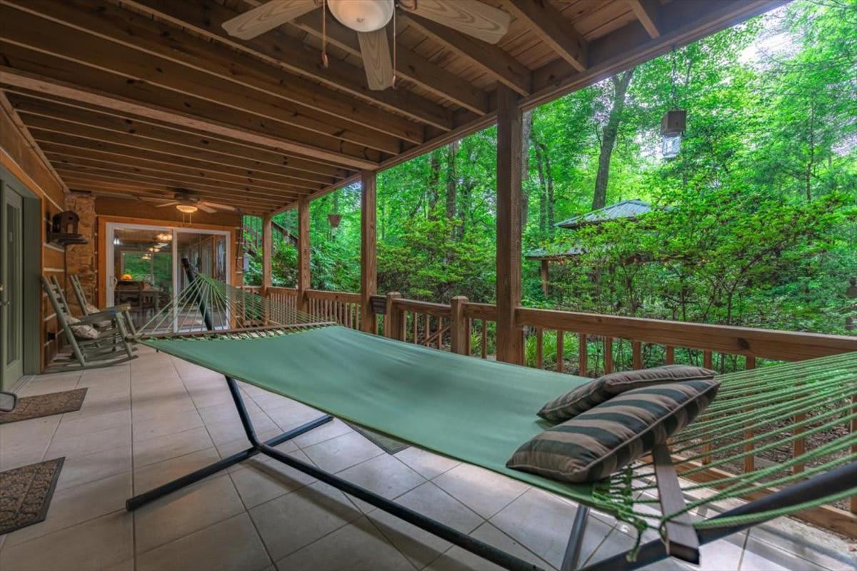 Villa Waterfront Mountain Cabin With Hot Tub Blue Ridge Exterior foto