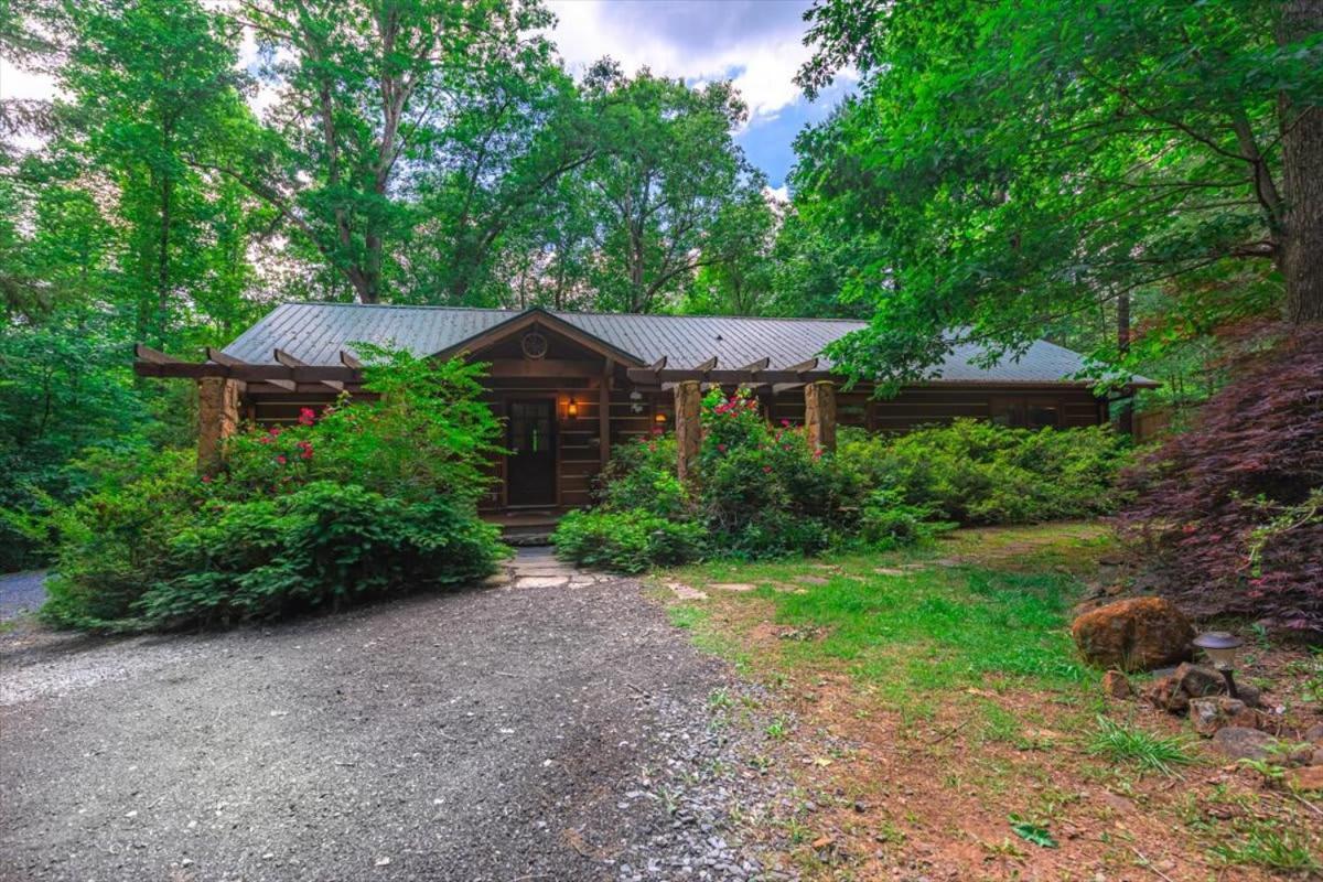 Villa Waterfront Mountain Cabin With Hot Tub Blue Ridge Exterior foto