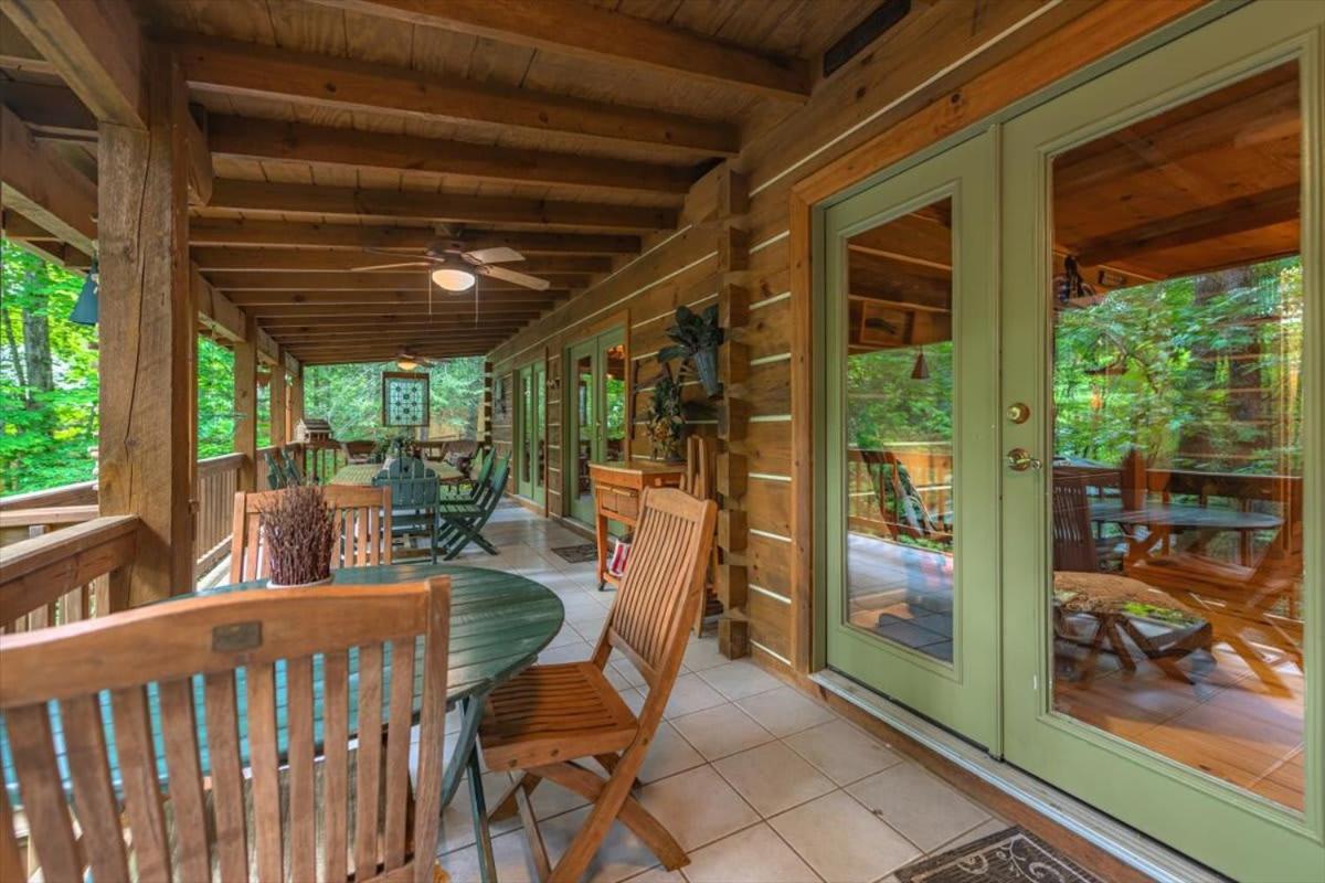 Villa Waterfront Mountain Cabin With Hot Tub Blue Ridge Exterior foto