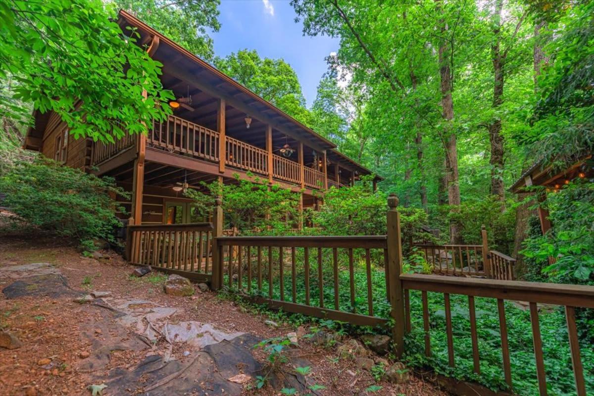 Villa Waterfront Mountain Cabin With Hot Tub Blue Ridge Exterior foto