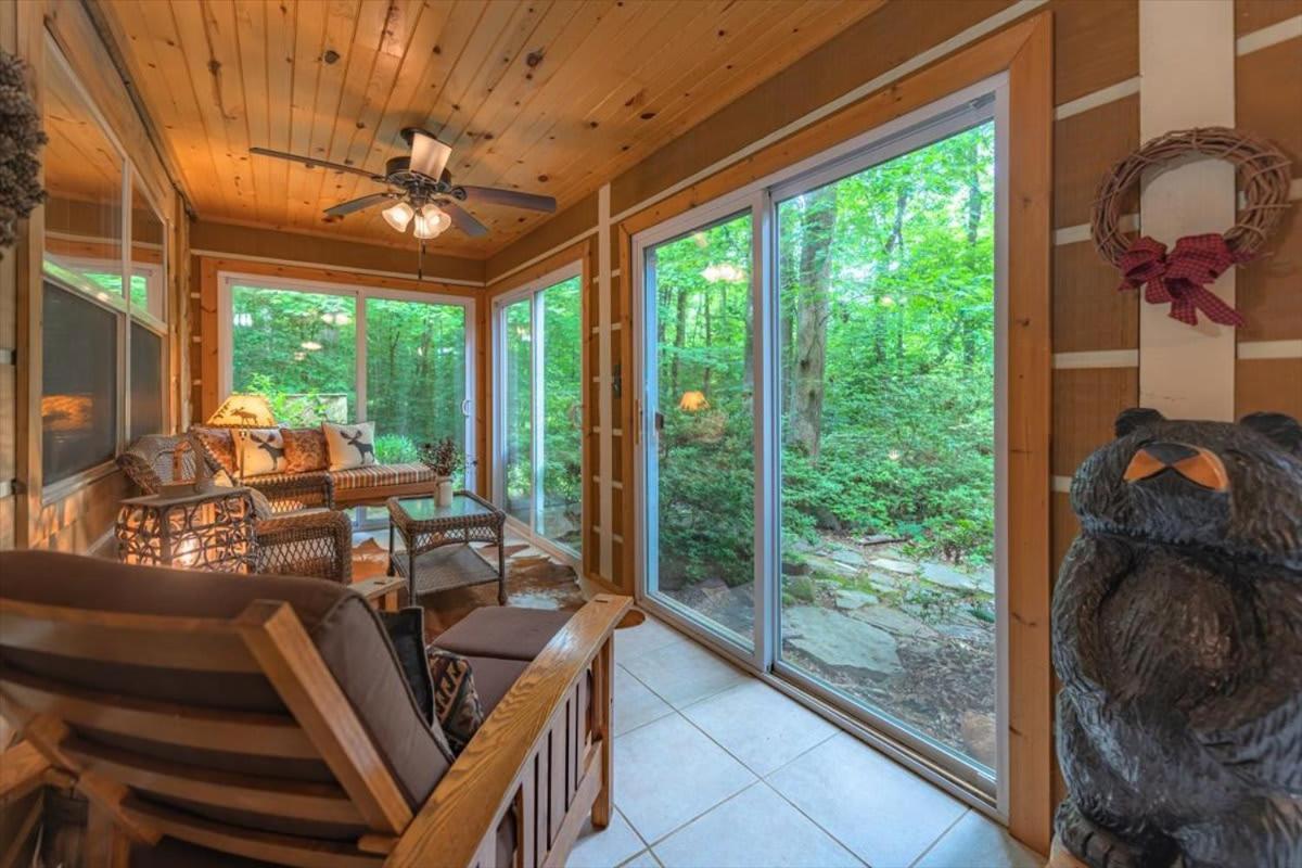 Villa Waterfront Mountain Cabin With Hot Tub Blue Ridge Exterior foto
